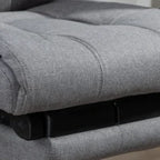 Vinsetto Office Chair with 6-point Vibration Massage and Heat, Computer Chair with Adjustable Height, Head Pillow, Footrest for Home, Grey