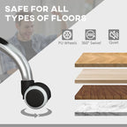 Vinsetto Faux Leather Massage Office Chair - Light Grey