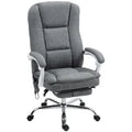 HOMCOM Six-Point Office Massage Chair, with Heat - Grey