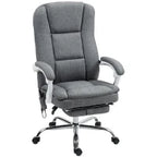 HOMCOM Six-Point Office Massage Chair, with Heat - Grey