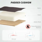 HOMCOM Executive Office Chair with 6-point Massage and Heat - Dark Brown