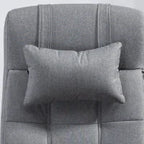 Vinsetto Office Chair with 6-point Vibration Massage and Heat, Computer Chair with Adjustable Height, Head Pillow, Footrest for Home, Grey
