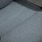 Vinsetto Office Chair, Fabric Desk Chair Mid Back Work Study Chair with Massage Lumbar Support, Adjustable Height and Swivel Wheels, Grey