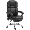 Vinsetto Six Point Vibrating Massage Office Chair - Black