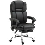 Vinsetto Six Point Vibrating Massage Office Chair - Black