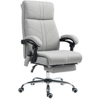 Vinsetto Faux Leather Massage Office Chair - Light Grey