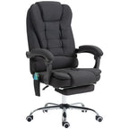 Vinsetto Six-Point Massage and Heated Office Chair - Black